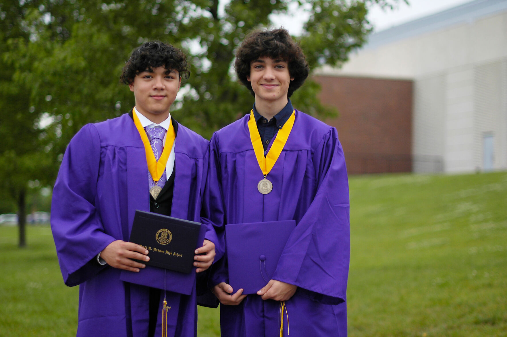 Kenneth Woolfolk and Gage Martin graduated from Hickman High School